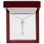 Custom Flower Name Necklace