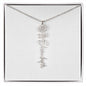 Custom Flower Name Necklace