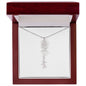 Custom Flower Name Necklace