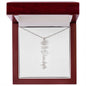 Custom Flower Name Necklace