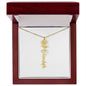 Custom Flower Name Necklace