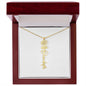 Custom Flower Name Necklace