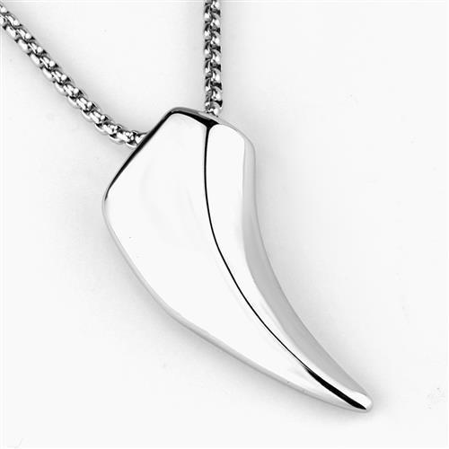 Stainless Steel High-Polish Minimalist Necklace