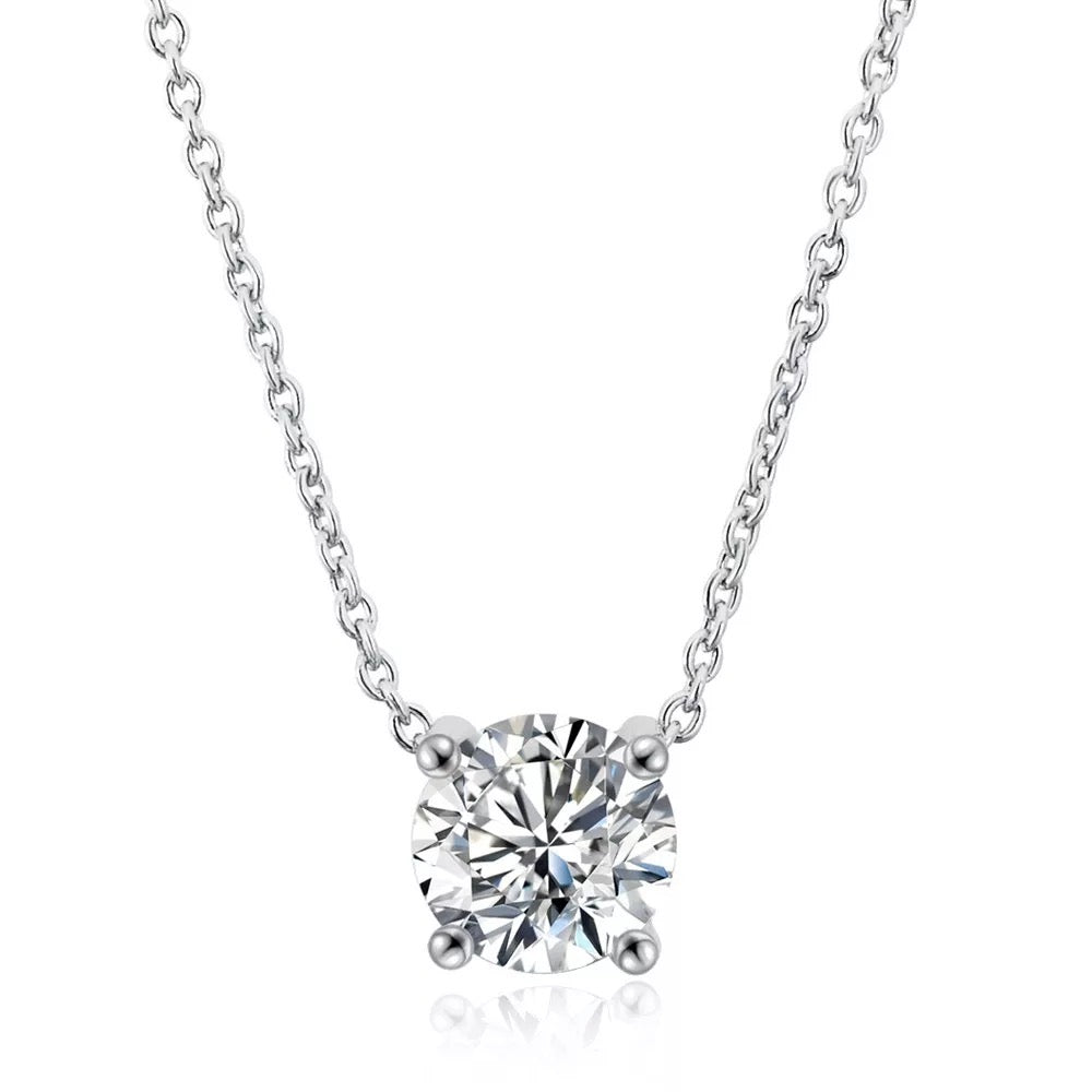 Silver and Gold Stud Necklace