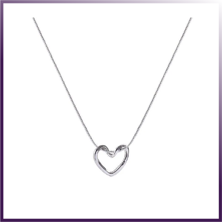 Timeless Titanium Heart Pendant Necklace