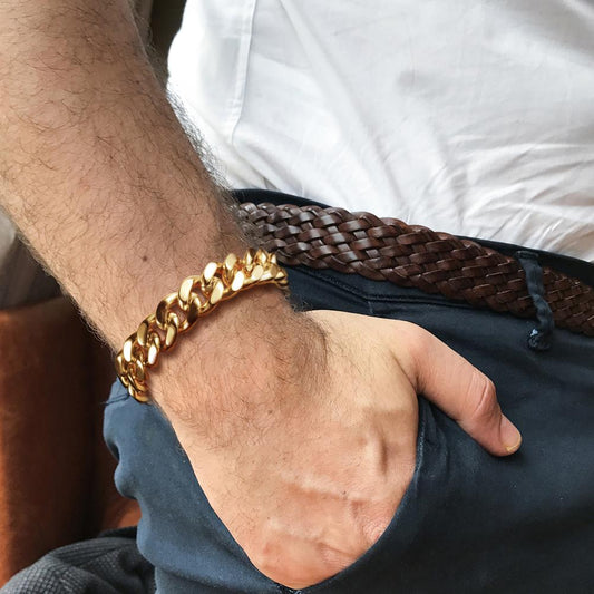 Cuban Link Stainless Steel Bracelet (7.5"/8.5")