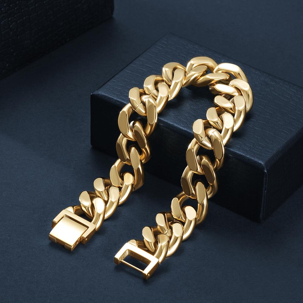 Cuban Link Stainless Steel Bracelet (7.5"/8.5")