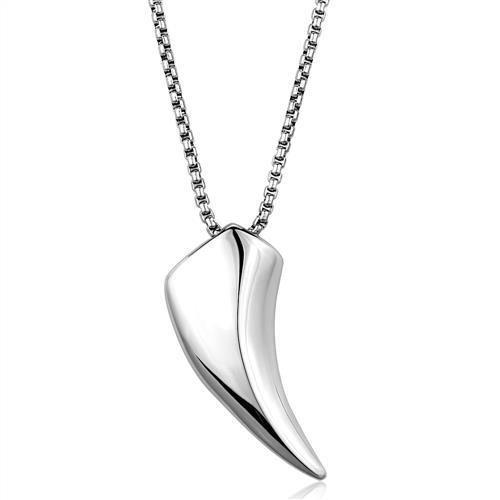 Stainless Steel High-Polish Minimalist Necklace